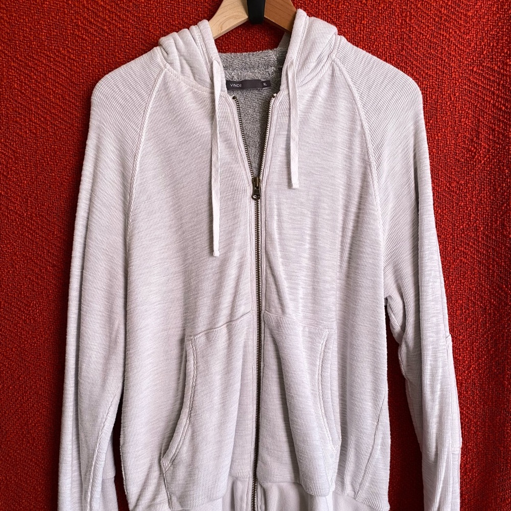 Vince hoodie XL white